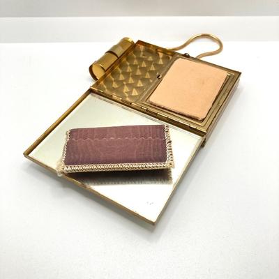 LOT 62: Vintage Mother of Pearl Cigarette / Lipstick Holder / Compact