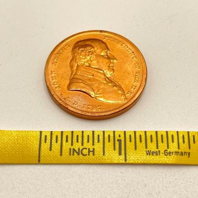 LOT 63: Eight Bronze Presidential Peace and Friendship Medals / Tokens
