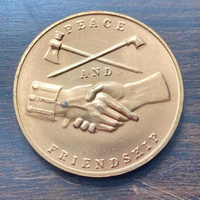 LOT 64: Seven Bronze Presidential Medals / Tokens