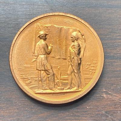 LOT 64: Seven Bronze Presidential Medals / Tokens