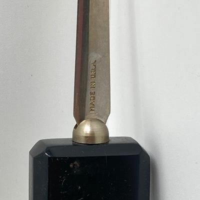 LOT 65: Vintage Parker / Resterbrook Fountain Pens, Letter Openers and Amico Genuine Pigskin Pocket Secretary and More