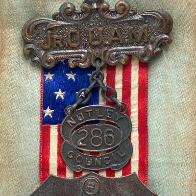 LOT 66: Jr, O.U.A.M. Nutley 286 Council Masonic and Gallantry in Action Medal