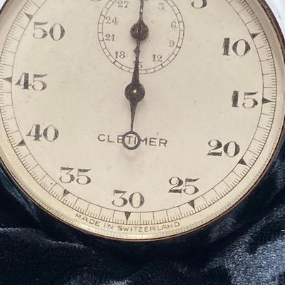 LOT 76: Vintage Made in Switzerland Cletimer Stop Watch
