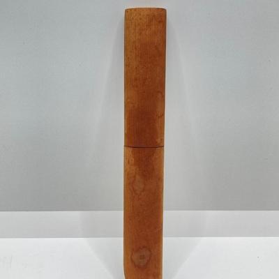 LOT 77: Three Carved Wooden Buddah Figurines and Asian Carving Knife