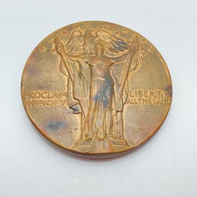 LOT 79: Three Large George Washington Presidential Bronze Medals / Tokens