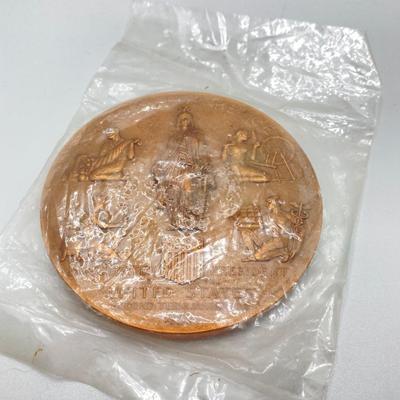 LOT 80: Collection of Large Bronze Metals / Tokens - Richard Nixon and Dwight Eisenhower