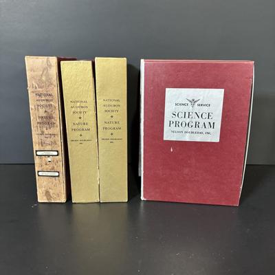LOT 83 National Audubon Society Nature Program Sets, Science Program Set & Revell 1/96 Scale "Apollo" Model (unknown if...