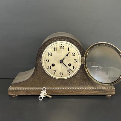 LOT 86: Antique Gustav Becker Mantle Clock