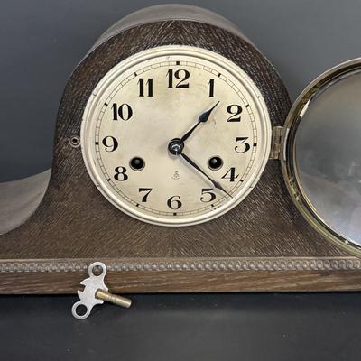 LOT 86: Antique Gustav Becker Mantle Clock