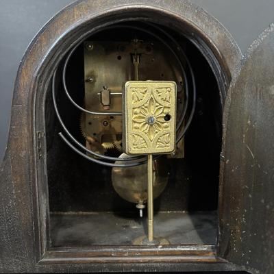 LOT 86: Antique Gustav Becker Mantle Clock