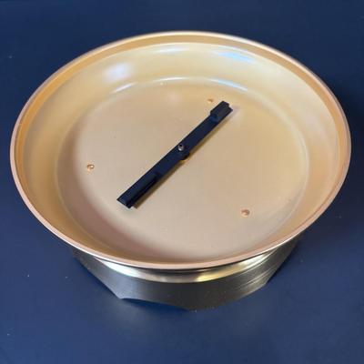 LOT 94: Hour Lavigne Gilt and Lacquered Metal Mystery Turtle Clock, Battery Operated in Box