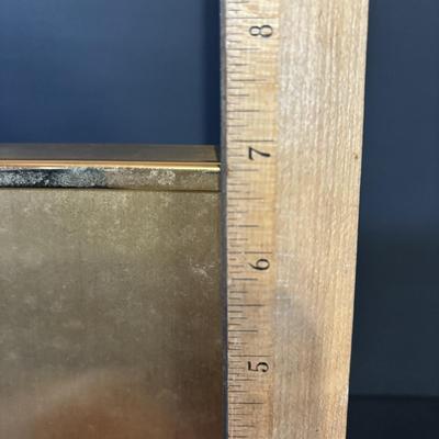 LOT 95: Vintage "American Express: Lord Elgin World Time Zone Brass Cabinet Table Clock