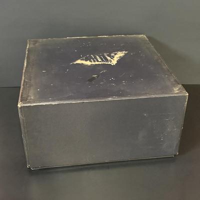 LOT 96: Hour Lavigne Gilt and Lacquered Metal Mystery Turtle Clock, Battery Operated in Box