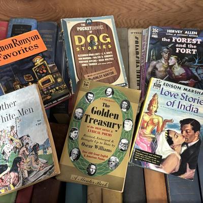 LOT 99: Crate of Vintage Books Various Authors & Subjects