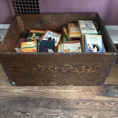 LOT 99: Crate of Vintage Books Various Authors & Subjects