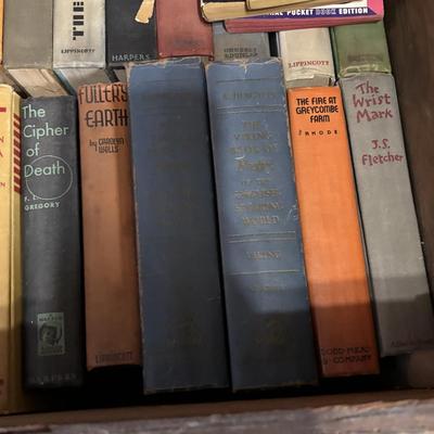 LOT 99: Crate of Vintage Books Various Authors & Subjects