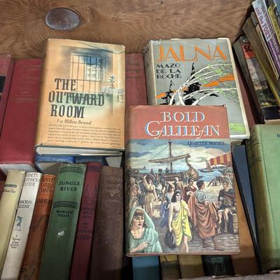 LOT 99: Crate of Vintage Books Various Authors & Subjects