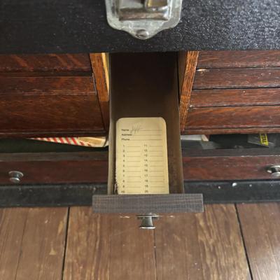 LOT 100: Vintage Toolbox with Precision/Machinist Tools and/or Parts