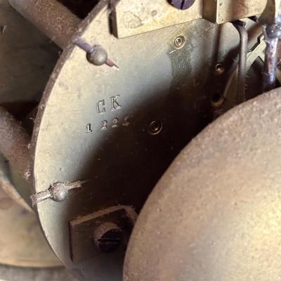 LOT 101: French Empire Style Mantel Clock