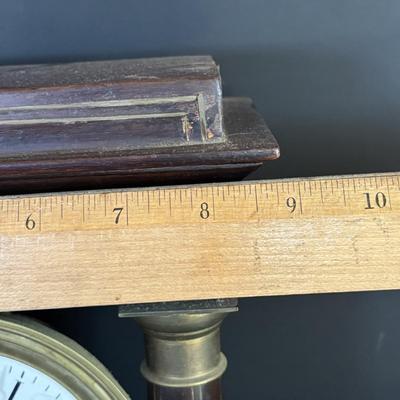 LOT 101: French Empire Style Mantel Clock