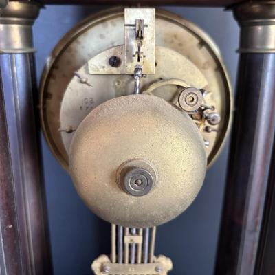 LOT 101: French Empire Style Mantel Clock