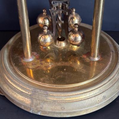 LOT 105: Vintage Print of Rheims Cathedral & Kundo Anniversary Clock