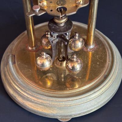 LOT 105: Vintage Print of Rheims Cathedral & Kundo Anniversary Clock