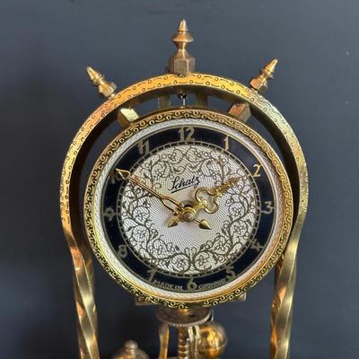 LOT 106: Vintage Print of "Old Beech Trees in Winter" & Schatz Anniversary Clock