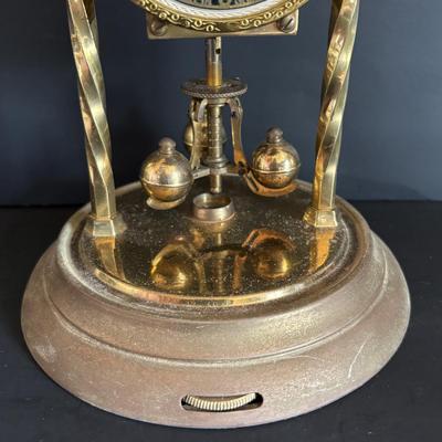 LOT 106: Vintage Print of "Old Beech Trees in Winter" & Schatz Anniversary Clock