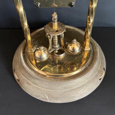 LOT 106: Vintage Print of "Old Beech Trees in Winter" & Schatz Anniversary Clock