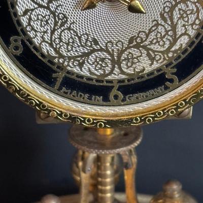 LOT 106: Vintage Print of "Old Beech Trees in Winter" & Schatz Anniversary Clock