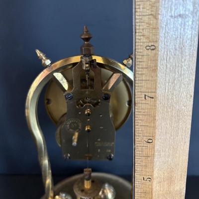 LOT 106: Vintage Print of "Old Beech Trees in Winter" & Schatz Anniversary Clock