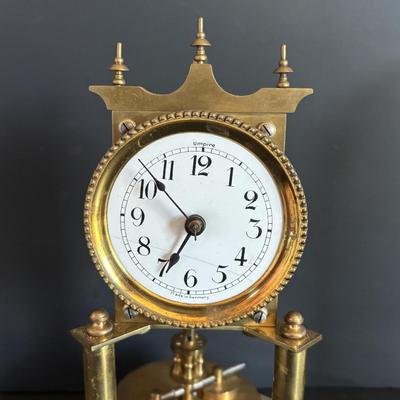 LOT 107: Vintage Print of "Old Door" & Umpire Anniversary Clock
