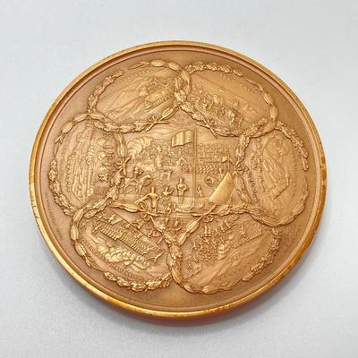 LOT 109: Bronze Medals / Tokens - Harry S. Truman and Major General Winfield Scott