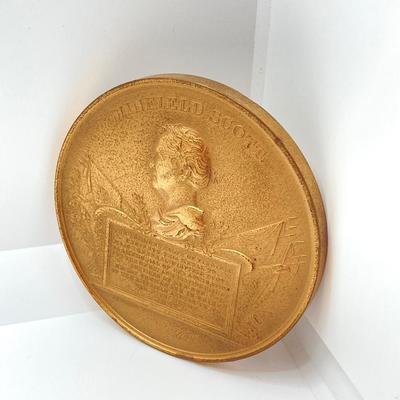 LOT 109: Bronze Medals / Tokens - Harry S. Truman and Major General Winfield Scott