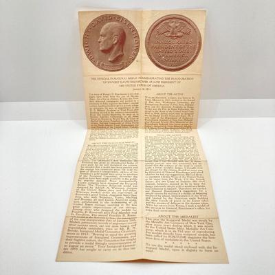 LOT 112: Collection of Bronze Medals / Tokens - John F. Kennedy, Dwight D. Eisenhower, Benjamin Franklin, Andrew Johnson and John and...