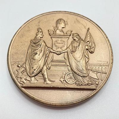 LOT 112: Collection of Bronze Medals / Tokens - John F. Kennedy, Dwight D. Eisenhower, Benjamin Franklin, Andrew Johnson and John and...