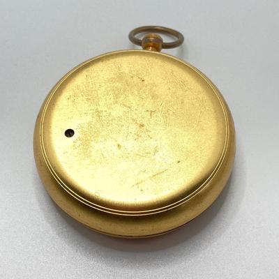 LOT 113: Vintage Made in England Compensated Barometer with Case