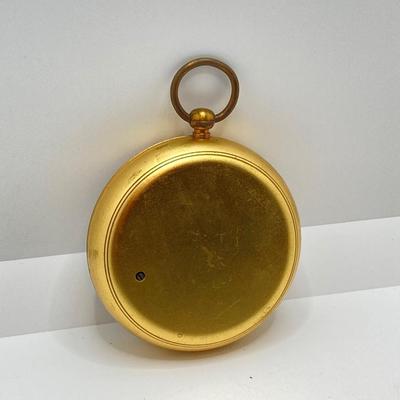 LOT 113: Vintage Made in England Compensated Barometer with Case
