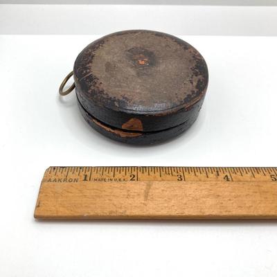 LOT 113: Vintage Made in England Compensated Barometer with Case