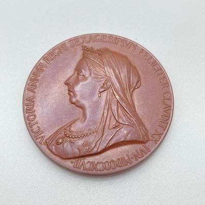 LOT 114: King George V / Queen Mary 1911 Coronation Medal in Case and 1897 Victoria Annvm Regni Sexagesimvm Feliciter Clavdit XX Ivn...