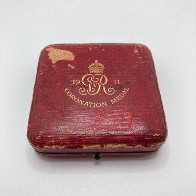 LOT 114: King George V / Queen Mary 1911 Coronation Medal in Case and 1897 Victoria Annvm Regni Sexagesimvm Feliciter Clavdit XX Ivn...