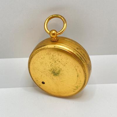 LOT 115: Vintage Made in England ATCO Compensated Pocket Barometer in Case