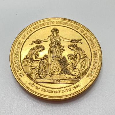 LOT 116: Five Bronze Metals / Tokens - Jackie Robinson, Lyman J. Cage, Diamond Jubilee and More