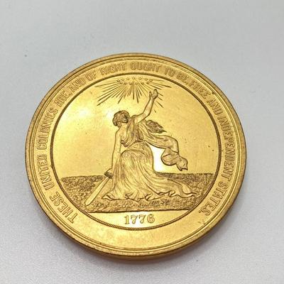 LOT 116: Five Bronze Metals / Tokens - Jackie Robinson, Lyman J. Cage, Diamond Jubilee and More