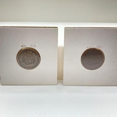LOT 119: U.S. Coins - Flying Eagle and Indian Head Penny Collection dated 1857 to 1883
