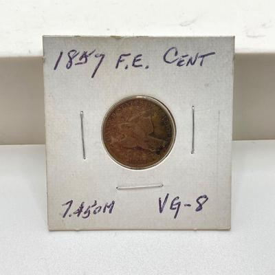 LOT 119: U.S. Coins - Flying Eagle and Indian Head Penny Collection dated 1857 to 1883