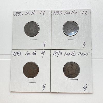 LOT 120: Large Collection of U.S. Indian Head Pennies
