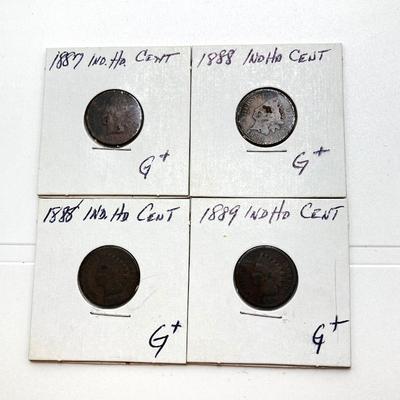 LOT 120: Large Collection of U.S. Indian Head Pennies