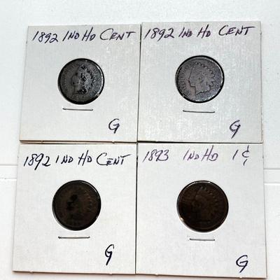 LOT 120: Large Collection of U.S. Indian Head Pennies